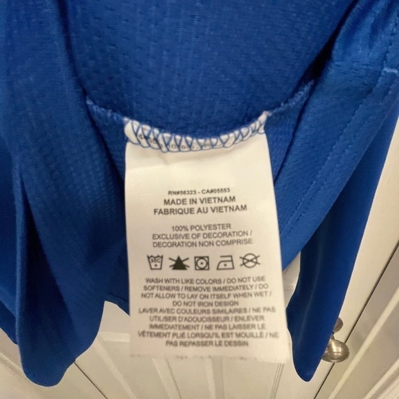 Nike Dry Element Half Zip BLUE Dri-Fit Running Pullover  -LARGE - Picture 4 of 5